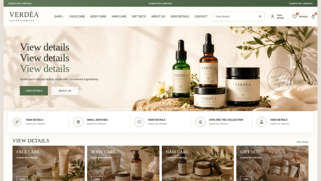 VERDÉA Cosmetics Store